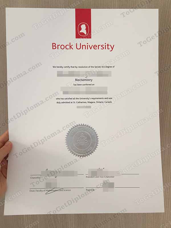How to create a Fake Brock University Degree in Canada